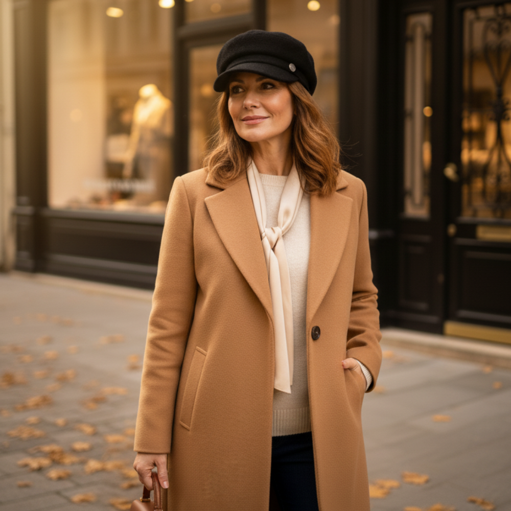 The Margot™ Wool Beret – Classic Warmth with Modern Charm