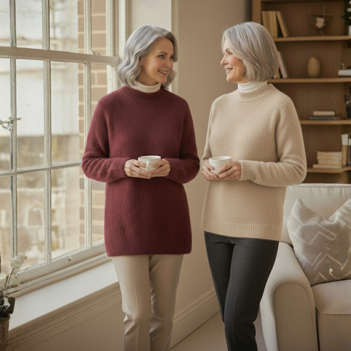 The Isabelle™ Wool Blend Jumper – Soft Warmth with Effortless Elegance