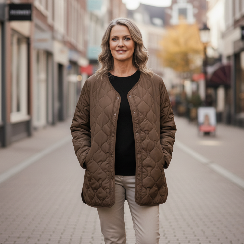 The Florence™ Quilted Liner Jacket – Lightweight Warmth with Effortless Style